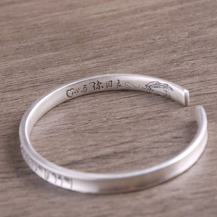 Buddha Mantra Charm Bracelet