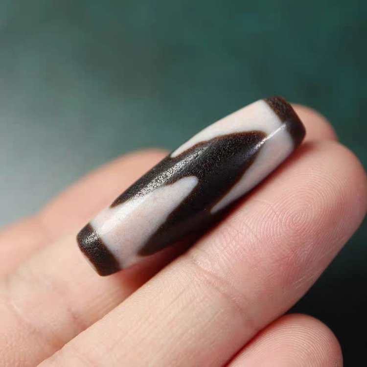 Shard of Unwavering Protection Tiger Tooth Dzi Bead