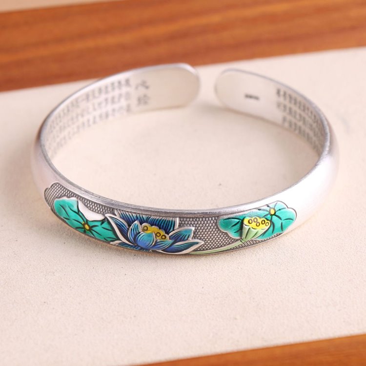 Authentic Lotus Buddhist Bracelet