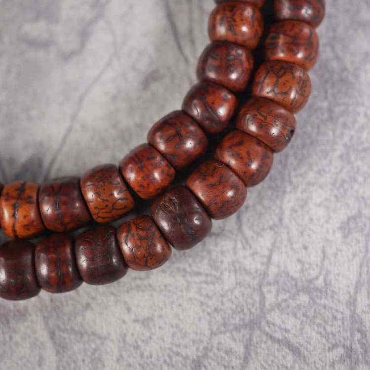 Old Tibetan Bodhi Seed Mala 8mm Seeds