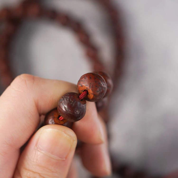 VIntage Tibetan Mala Bodhi Seed Prayer Beads