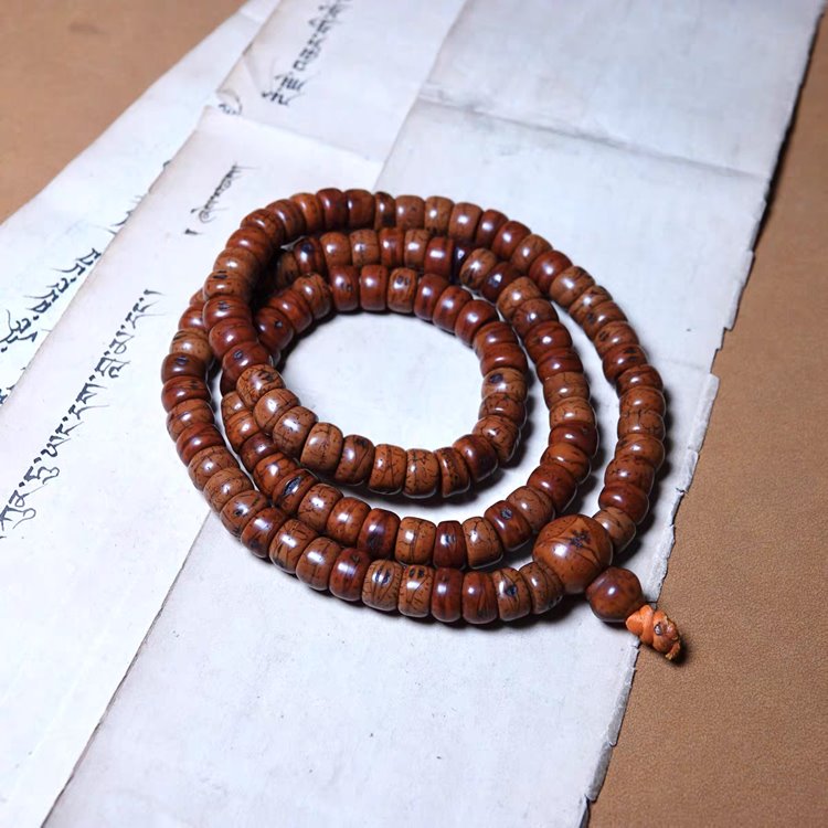 Old Tibetan Bodhi Seed Mala
