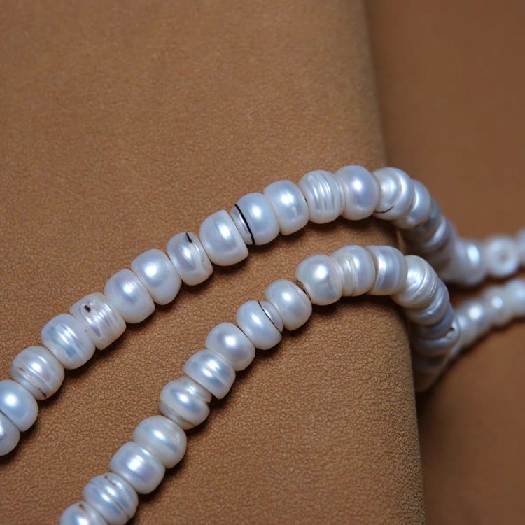 Vintage Tibetan Pearl Bead Necklace Bracelet
