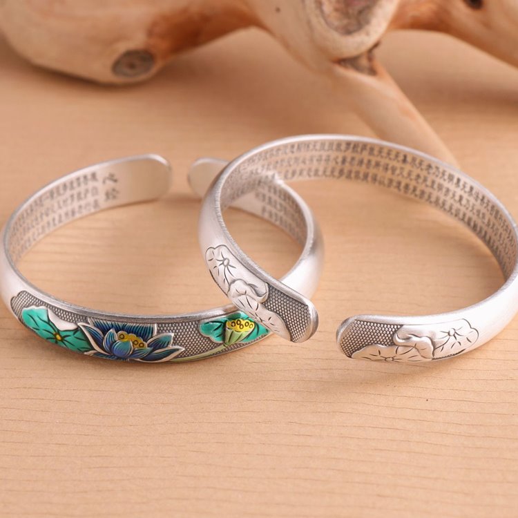 Authentic Lotus Buddhist Bracelet