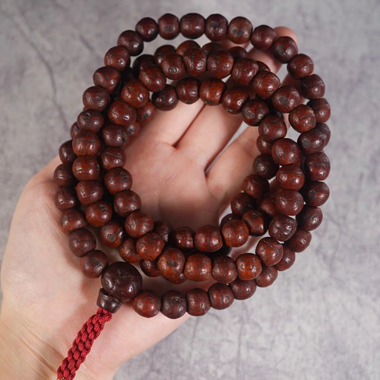 VIntage Tibetan Mala Bodhi Seed Prayer Beads