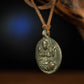 Vintage Tibetan Copper Guanyin Amulet