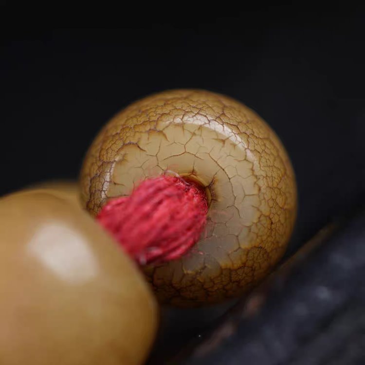 Bodhi Root Tiger Teeth Dzi Tibetan Beads Mala