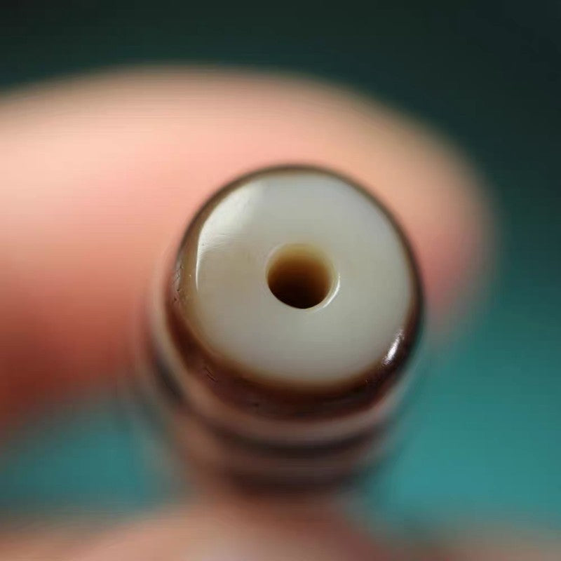 Discerning Emptiness Through Form 6 Eye Dzi Bead
