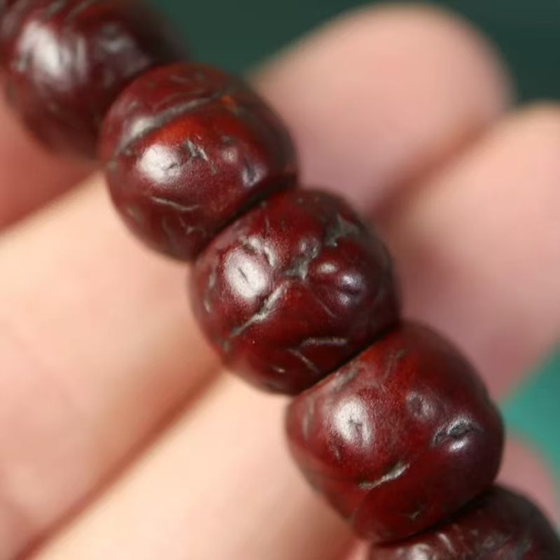 Old Tibetan Bodhi Seed Mala 6mm Seeds