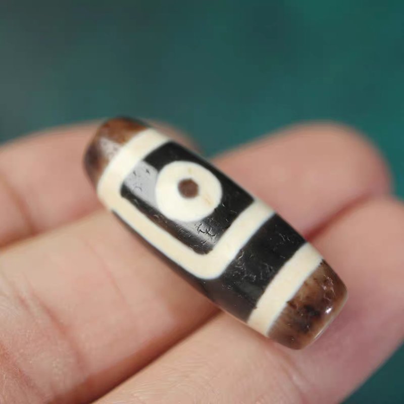 Harmonious Life 2 Eye Dzi Bead