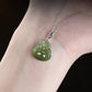 Green Jade Laughing Buddha Pendant