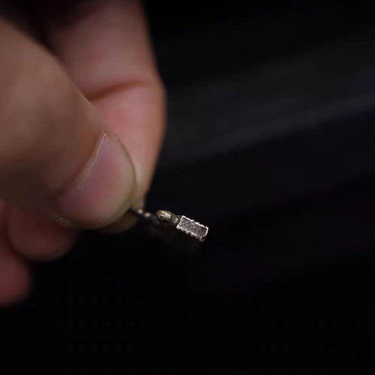 Vintage Tibetan Bronze Om Mani Padme Hum Charm