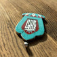 Crushed Turquoise Silver Inlay Nepali Pendant