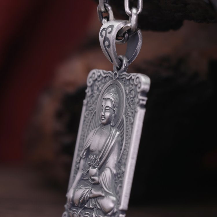 Framed Medicine Buddha Pendant