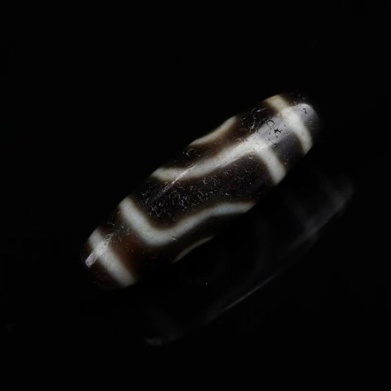 Perfecting Twofold Merit Talisman 2 Eye Dzi Bead