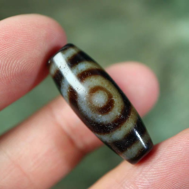 Origin of Intuition Amulet 2 Eye Dzi Bead