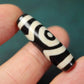 Samsara and Nirvana Talisman 2 Eye Dzi Bead