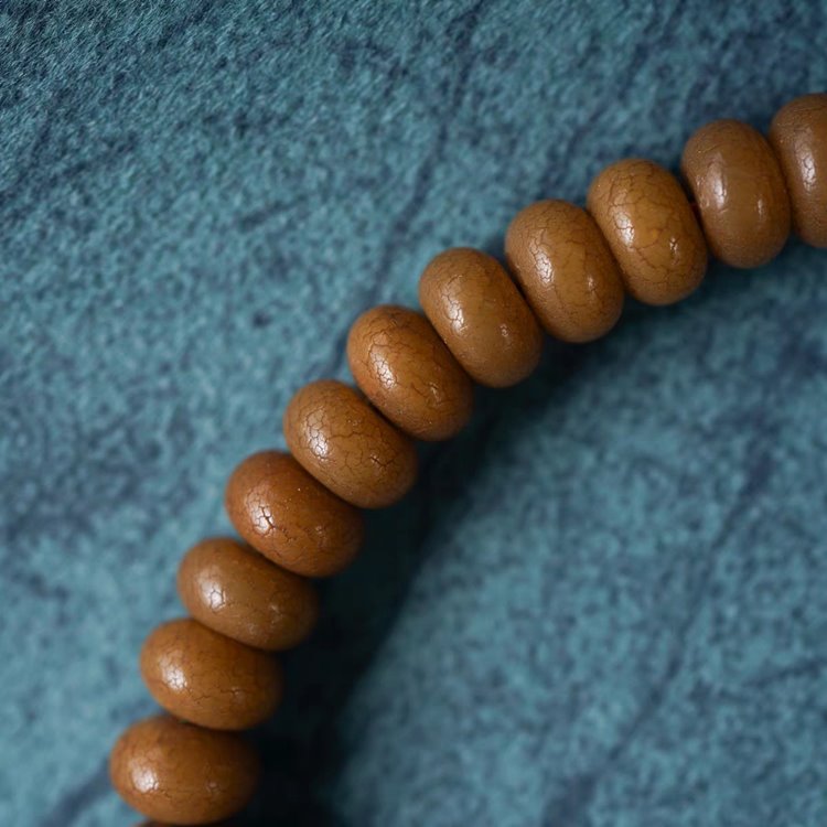 Vintage Tibetan Bodhi Root Monk Bead Bracelet