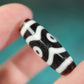 Amulet of Happiness, Honor and Long Life 3 Eye Dzi Bead
