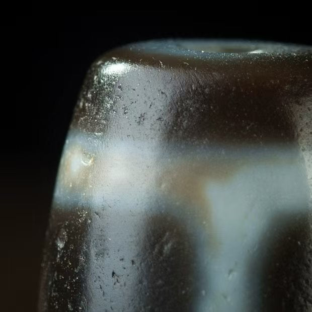 Timeless Vigilance Tortoise Shell Dzi Bead