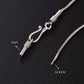 Crimson Waves Chund Dzi Bead