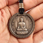 Brass Buddha Medallion Necklace