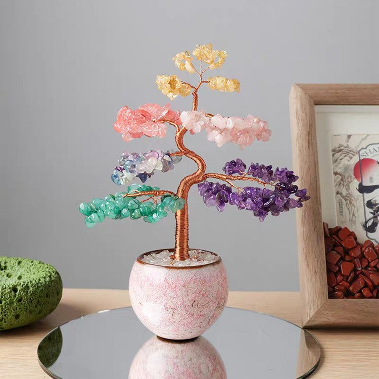 gem bonsai tree Bonsai Gem Tree: Handcrafted Crystal Tree for Healing
