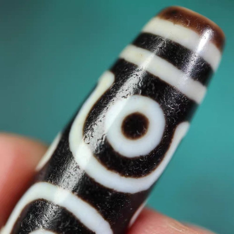 Discerning Emptiness Through Form 6 Eye Dzi Bead