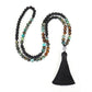 African Turquoise Yoga Mala