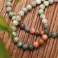 Agate Amazonite Mala Yoga Beads