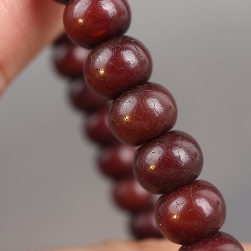 Aged Earthly Brown Bodhi Root Beads