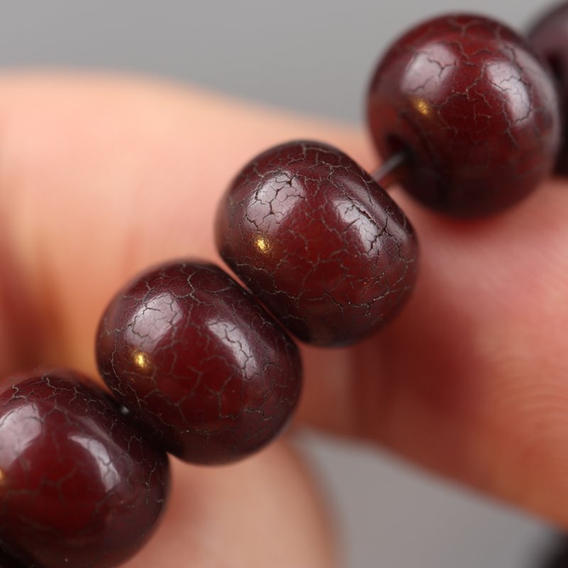 Aged Earthly Brown Bodhi Root Beads