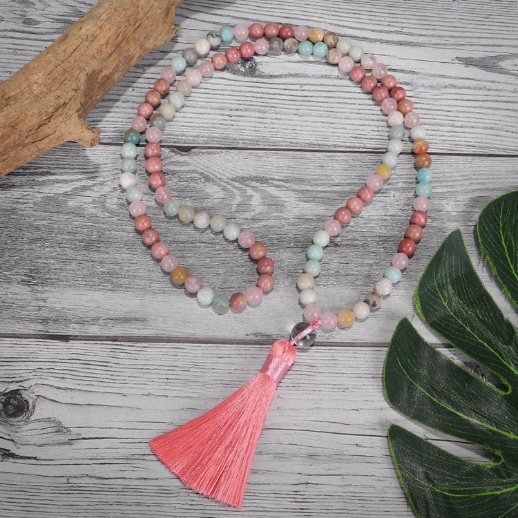 Amazonite Mala Necklace