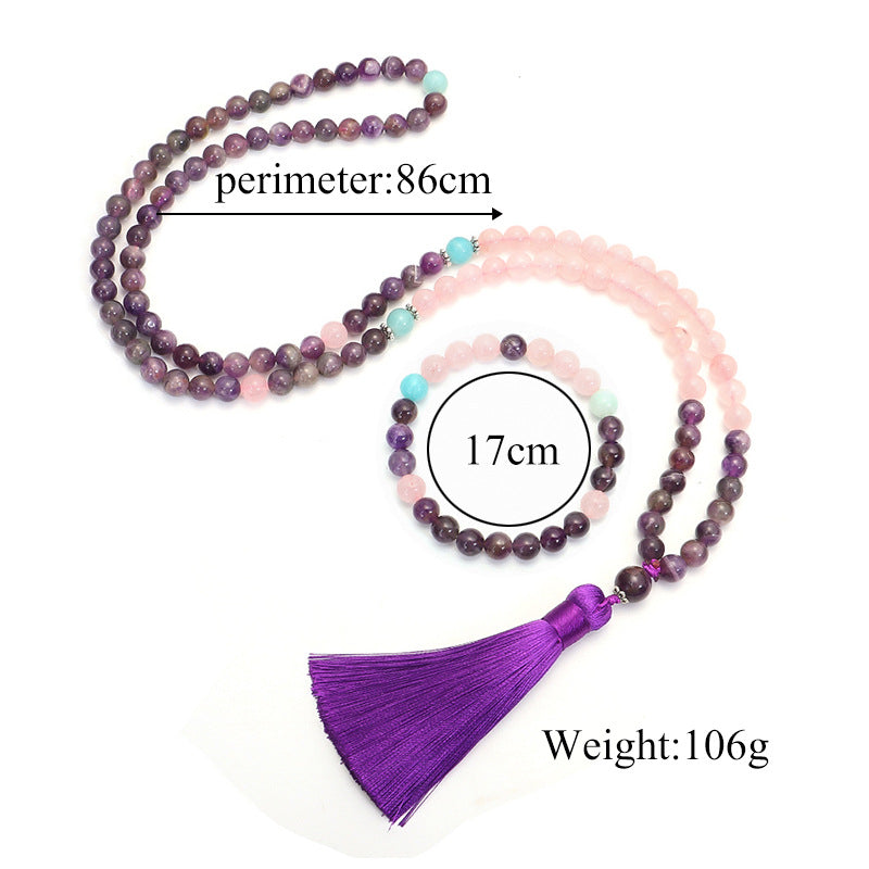 Amethyst Yoga Meditation Beads