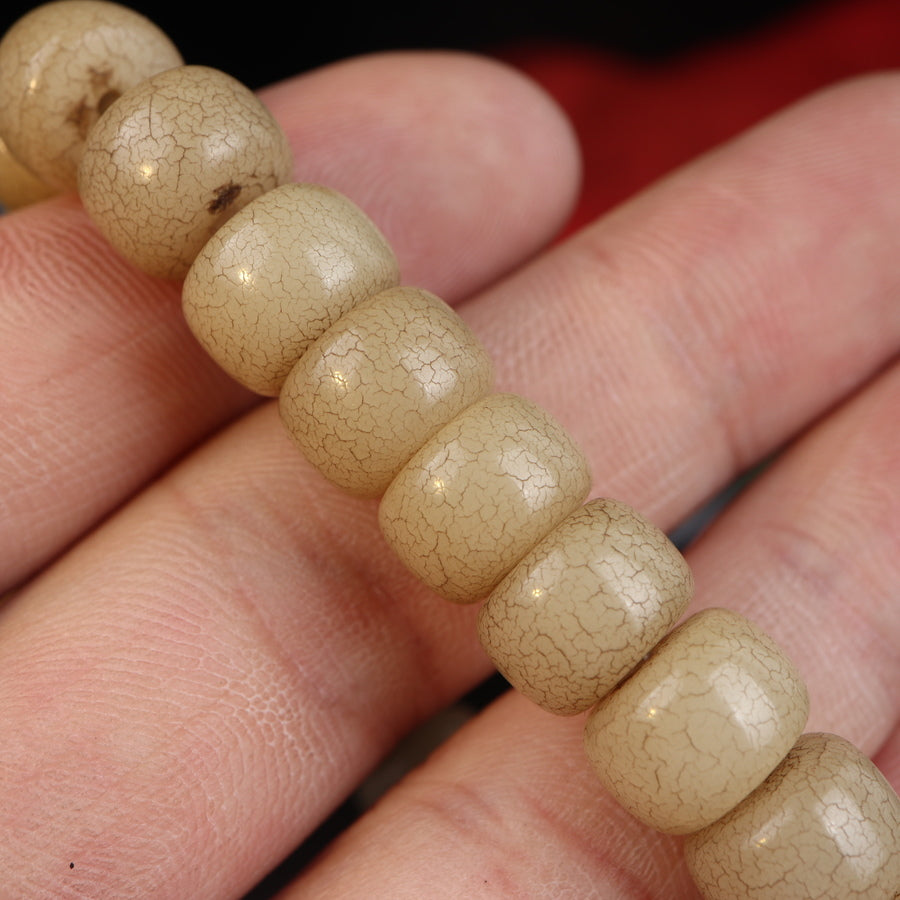 Antique Bodhi Root Tibetan Wrist Mala