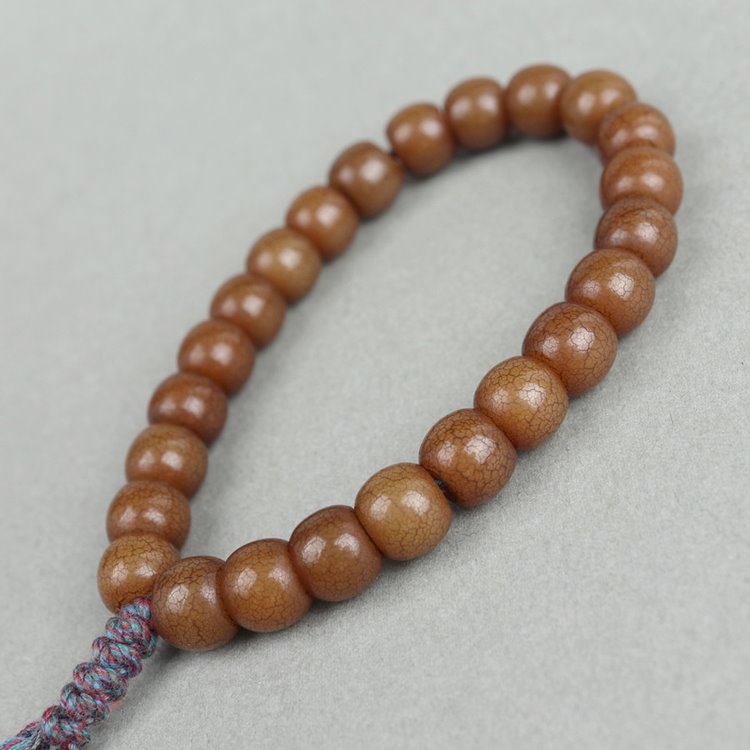 Antique Tibetan Bodhi Root Mala Beads for Men