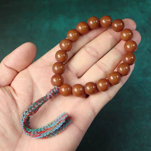 Antique Tibetan Bodhi Root Mens Mala