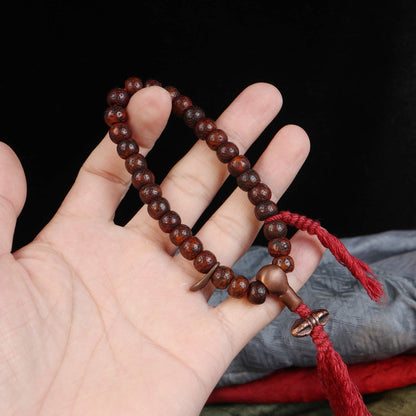 Antique Tibetan Lotus Mala Handmade