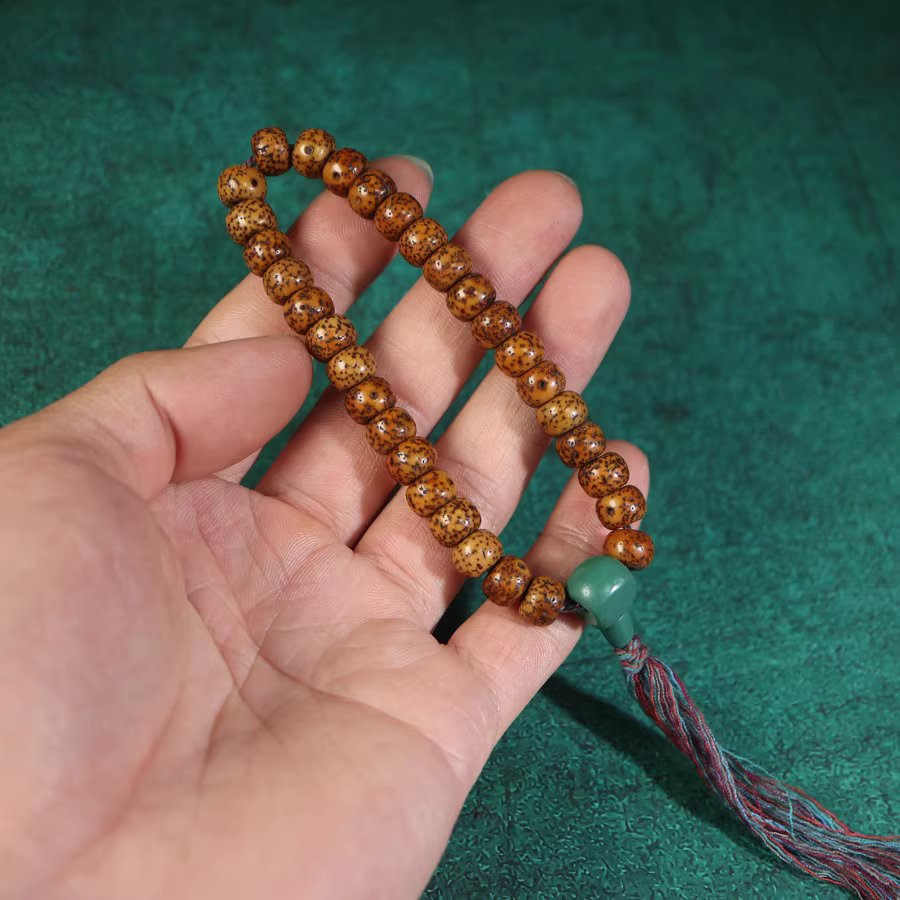 Antique Tibetan Moon and Stars Mala