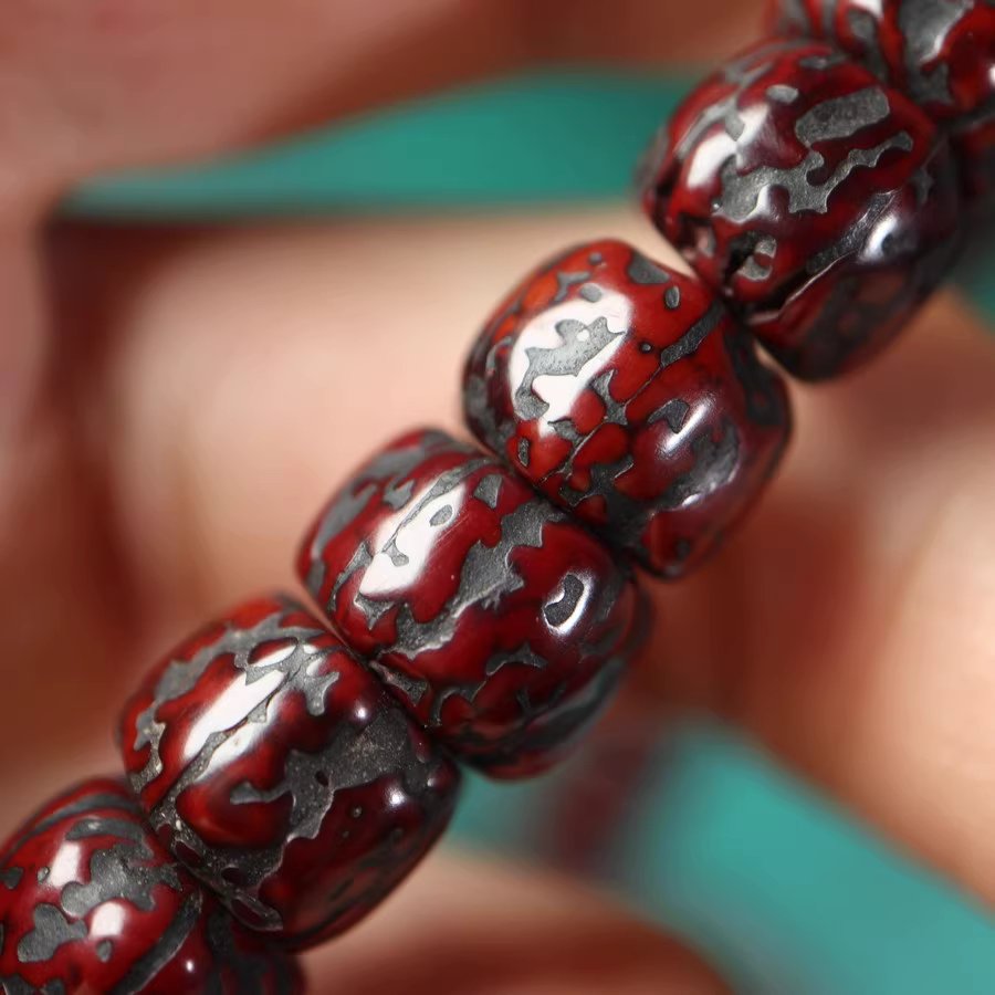 Vintage Tibetan Old Rudraksha Mala