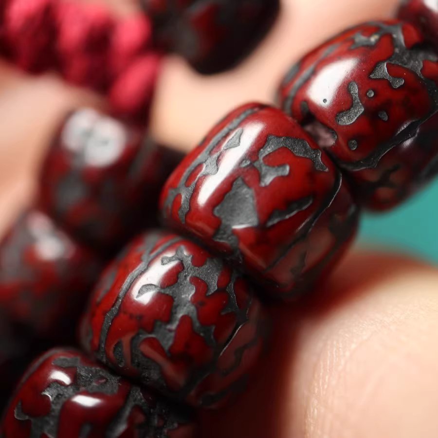 Vintage Tibetan Old Rudraksha Mala