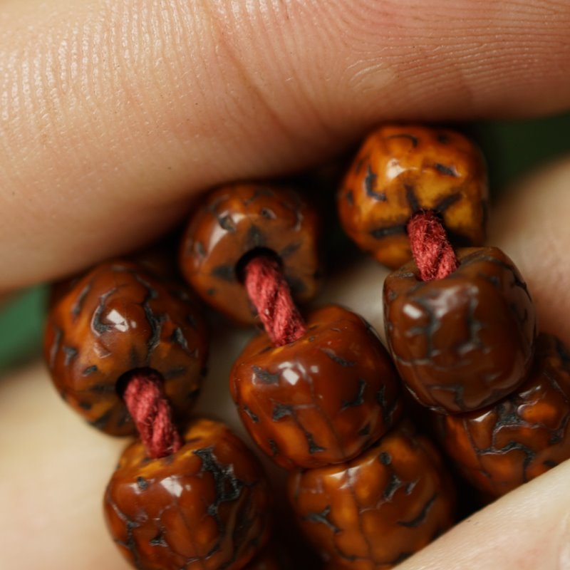 Vintage Tibetan Old Rudraksha Mala