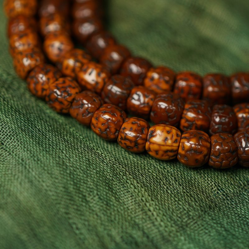 Vintage Tibetan Old Rudraksha Mala