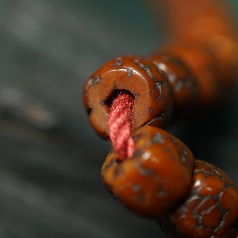 Antique Tibetan Old Rudraksha Mala