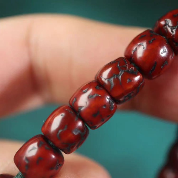 Antique Tibetan Old Rudraksha Wrist Mala