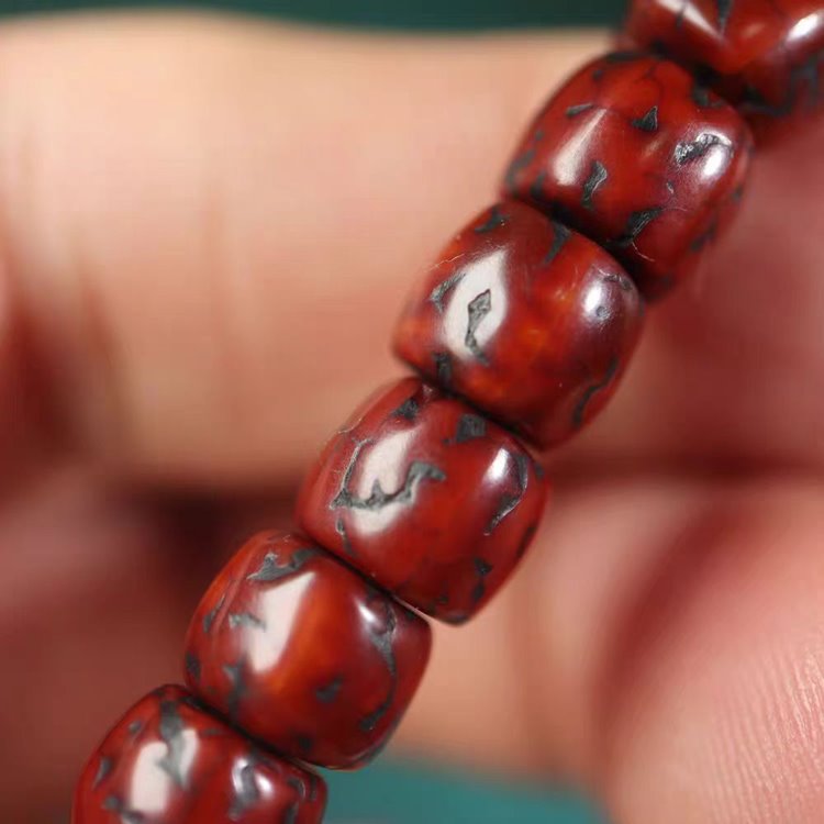 Vintage Tibetan Rudraksha Mala Beads