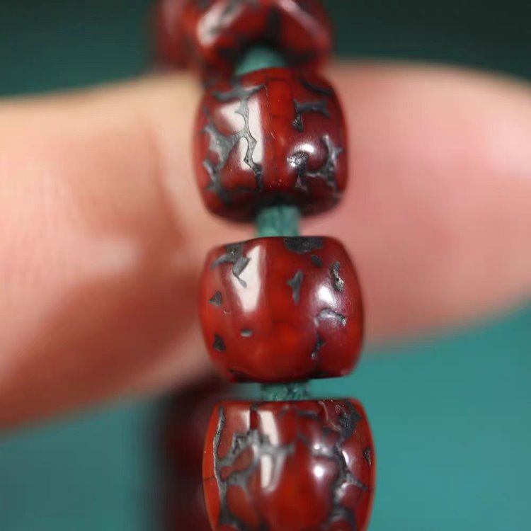 Vintage Tibetan Rudraksha Mala Beads