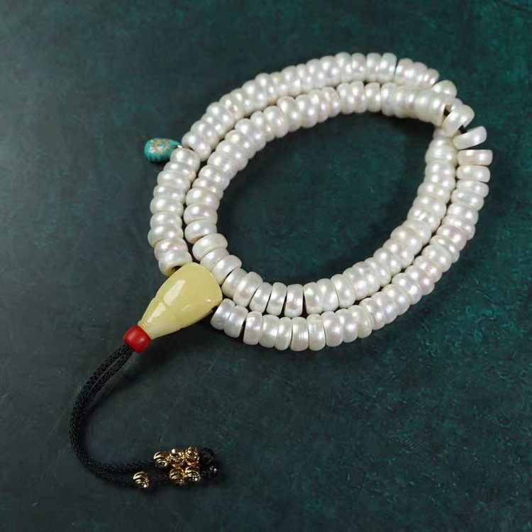 Antique Tibetan Pearl Mala