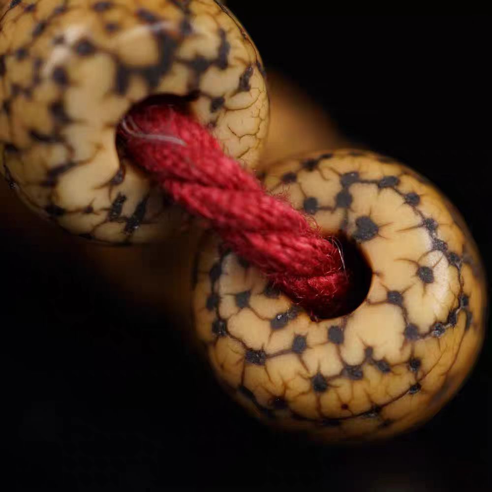 Antique Tibetan Red Lotus Seed Mala