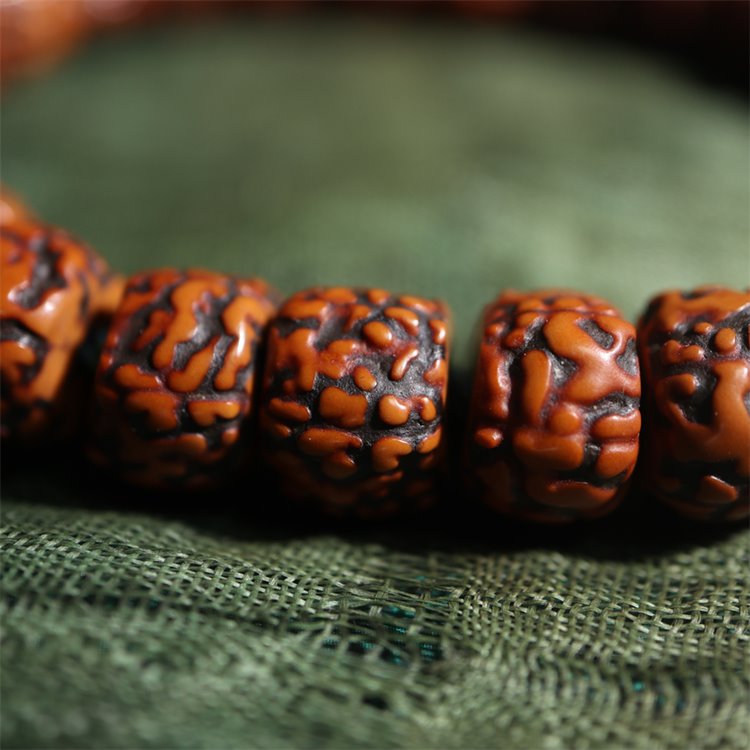 Antique Tibetan Rudraksha Mala